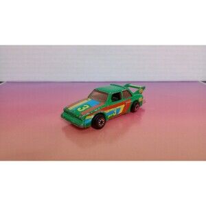 Vintage Kenner Fast 111's Green BMW 320i 1/64 Diecast/Plastic Florida Plate